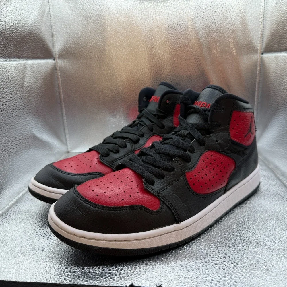 Size 11 Nike Air Jordan Access Black Gym Red White Mens Sneaker Shoes AR3762-006